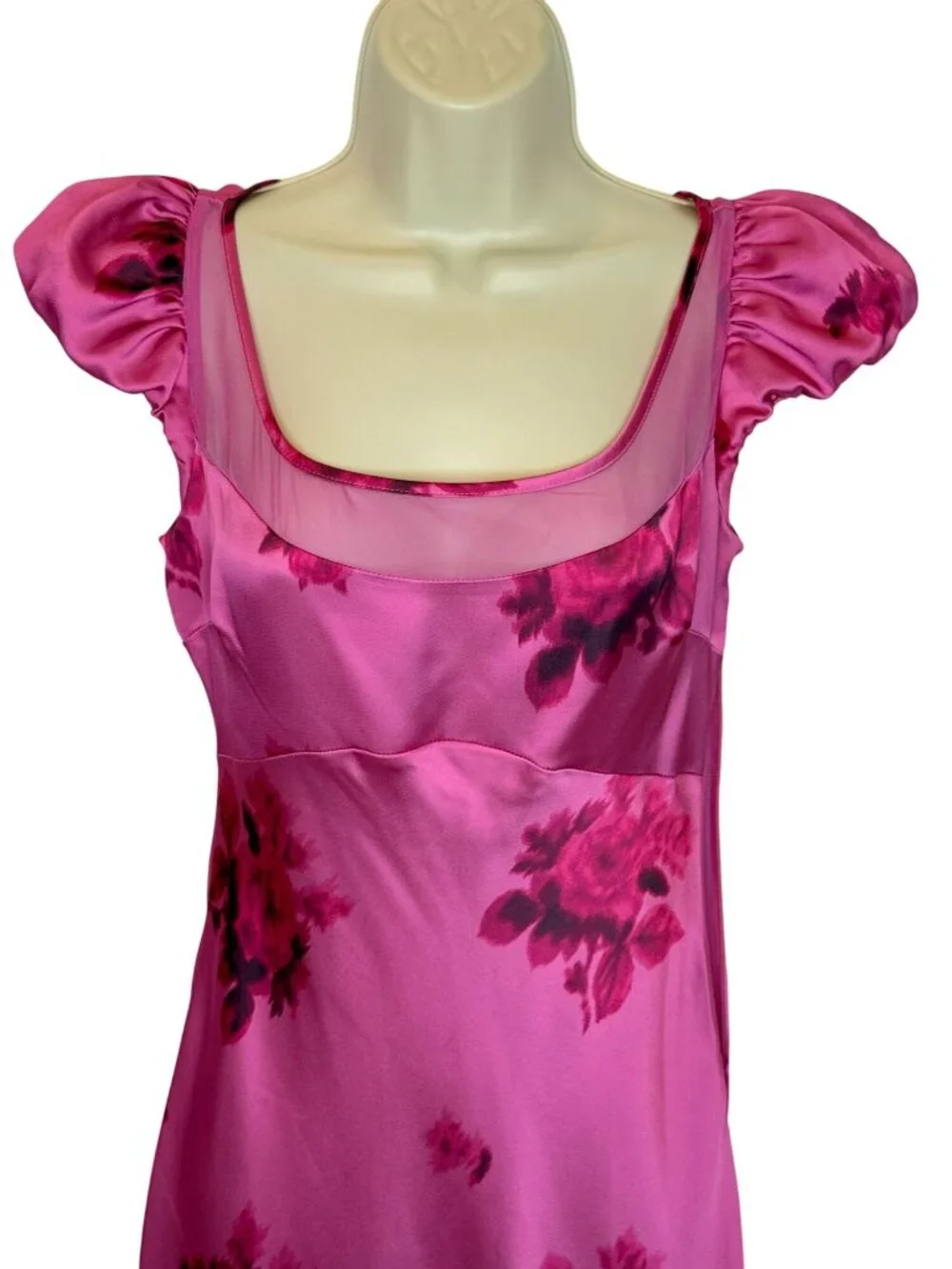 Loveshackfancy Joelette Midi-Dress Rasberry Rose Kentucky Derby - Size 0 - Picture 9 of 9